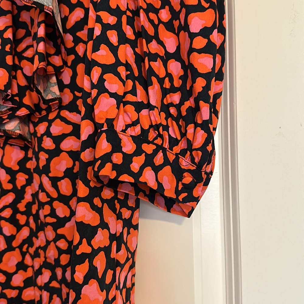 River Island Red Animal Patterned Dress - Picture 4 of 7